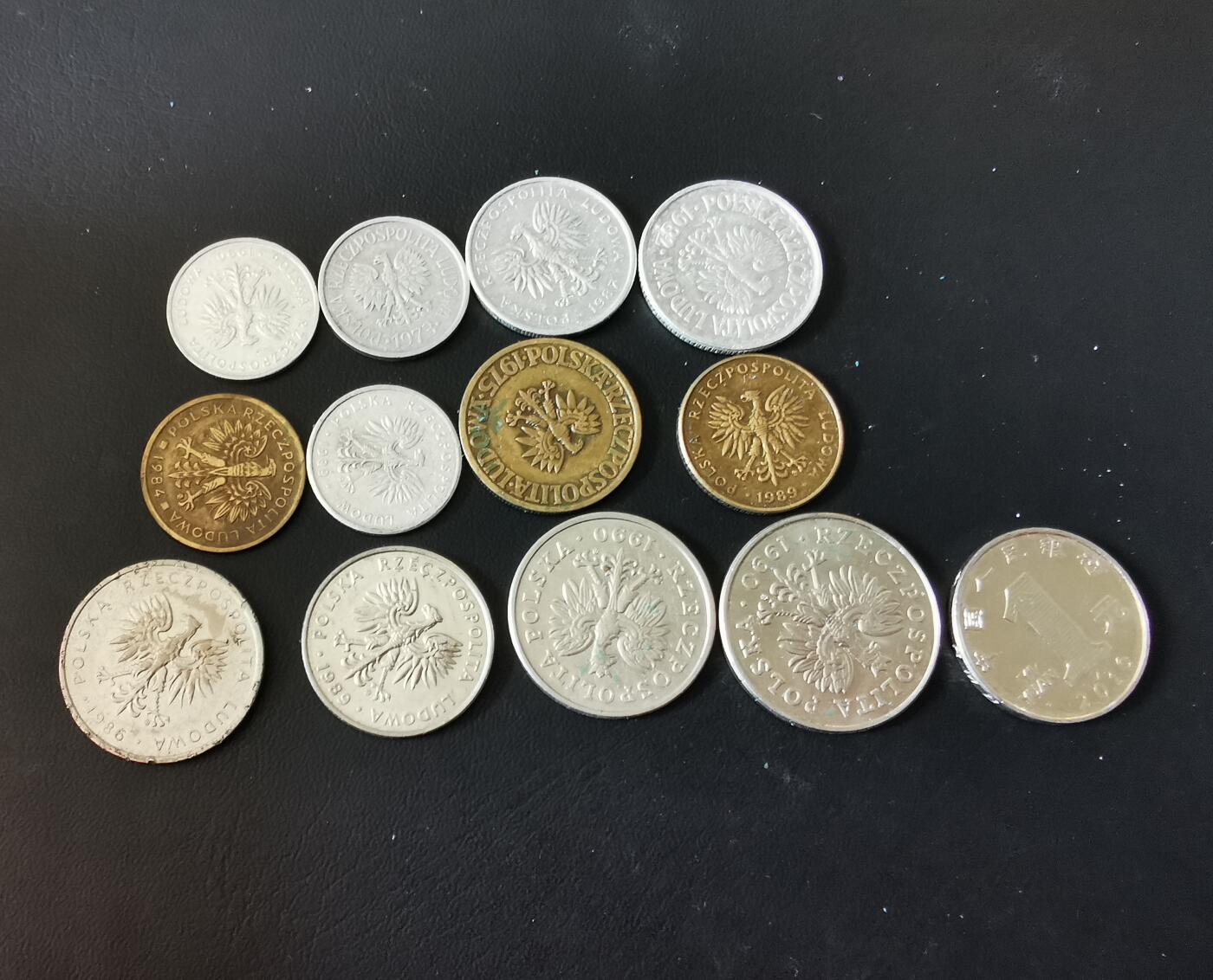 零零发外国硬币拍卖 无佣金 波兰早期一组