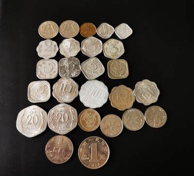 零零发外国硬币拍卖 无佣金 - 印度早期派沙一组