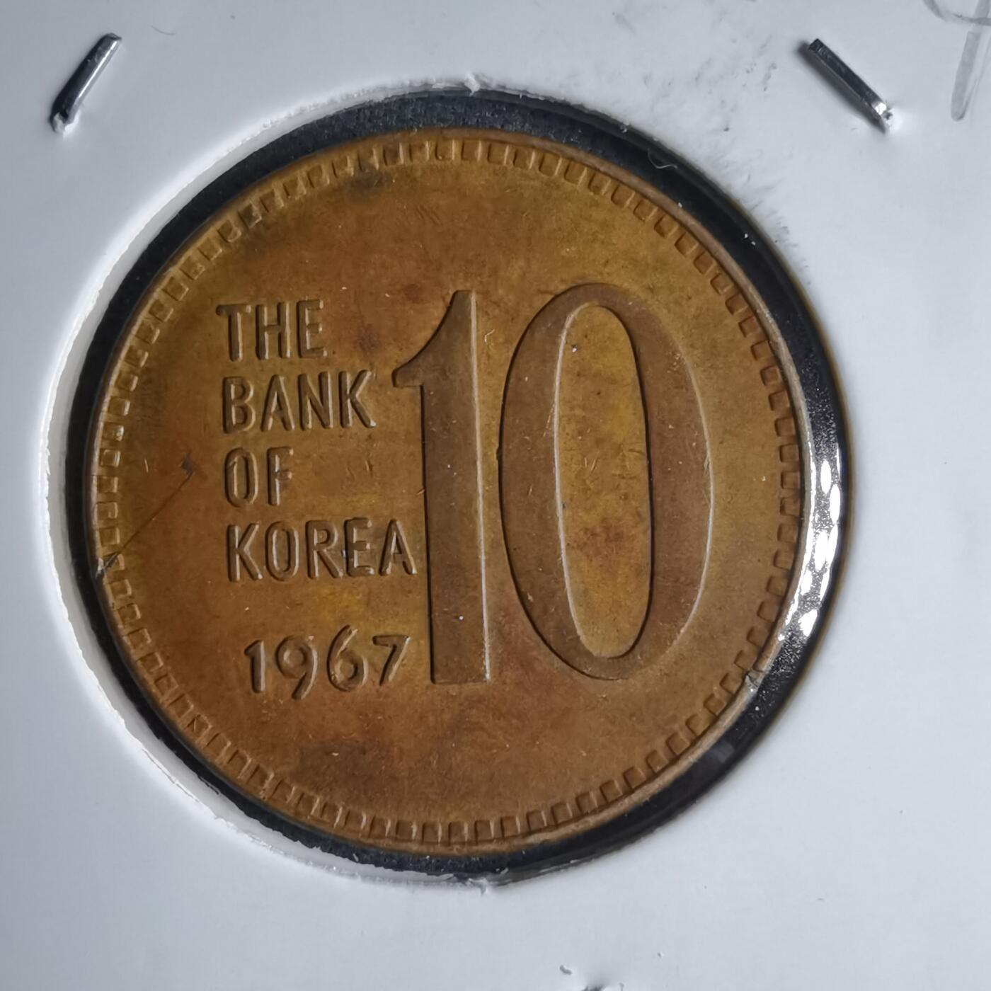 沼泽如烟--第1040场 韩国1967年十元