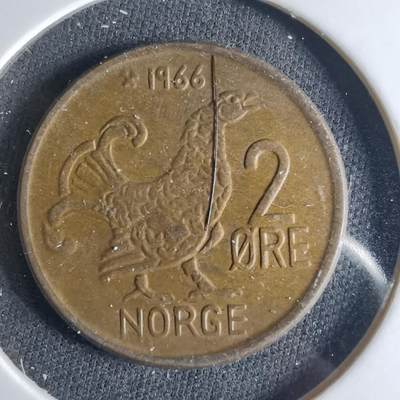 沼泽如烟--第1039场 - 挪威1966年2欧尔