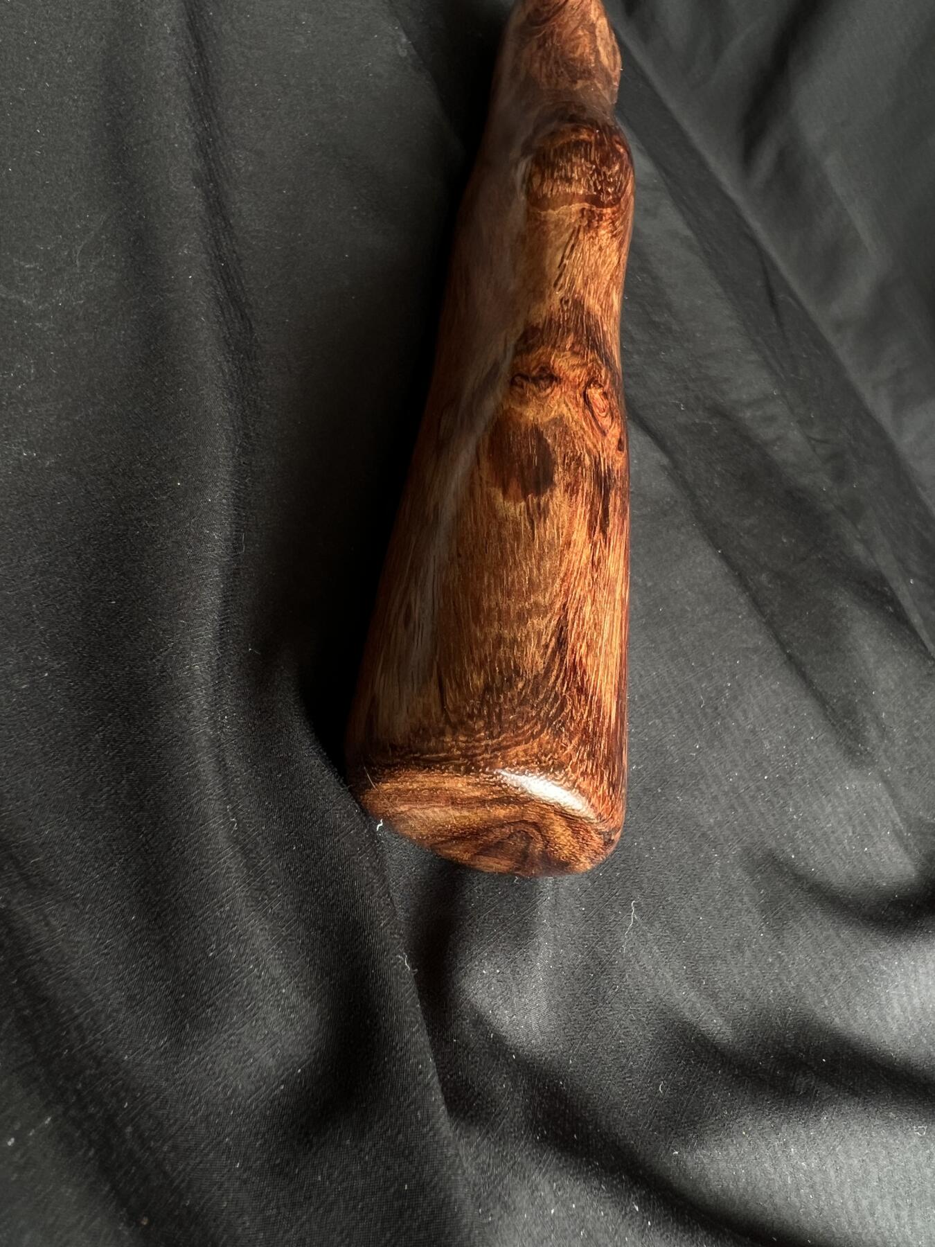 零元拍：NO.11海南黄花梨随形文玩把玩棍，尺寸约：23.5/3.3/3CM