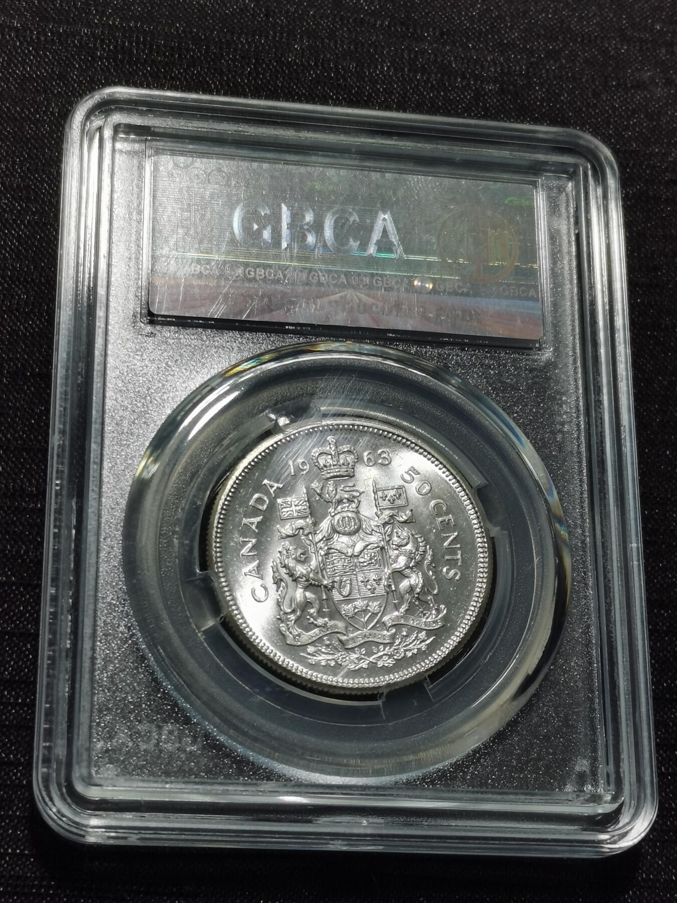 天下钱庄专场欢迎参拍 加拿大伊丽莎白半圆银币