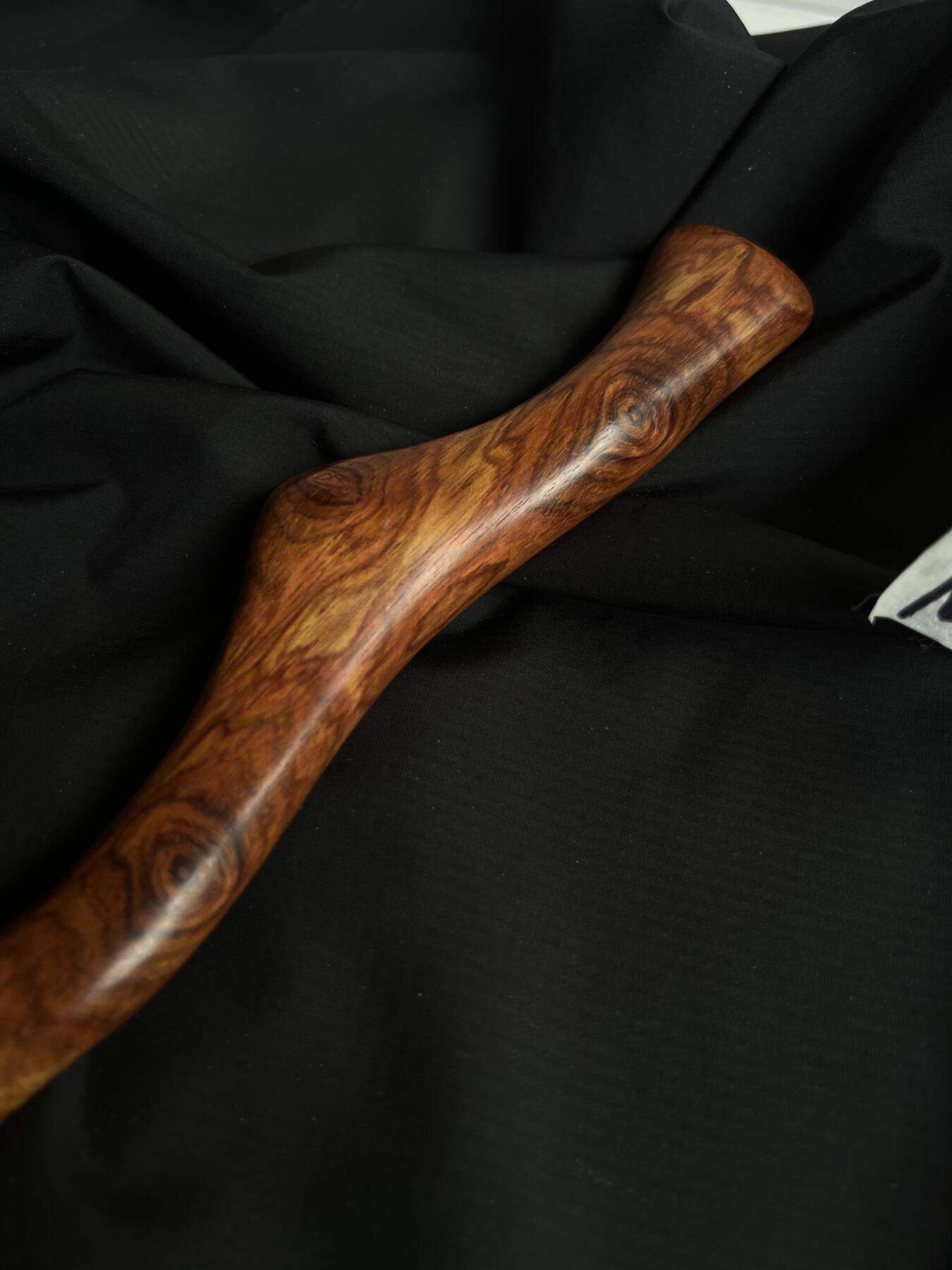 零元拍：NO.6海南黄花梨随形文玩把玩棍，尺寸约：25.5/2.3/3CM