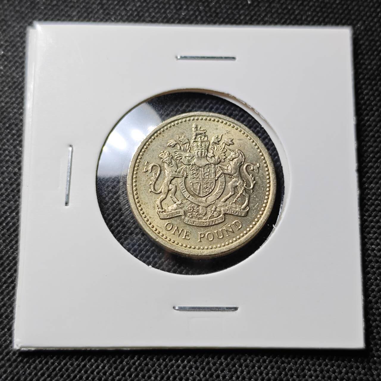 KK钱币收藏小铺  第412期 2月预留时间 周末发货 1983英国1镑 