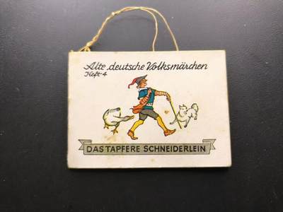 云宸嘉赏-勋臻文献佳藏优品精选场次（低佣 转发佣金红包） - 德意志第三帝国袖珍版德国民间童话小书-《勇敢的小裁缝》 