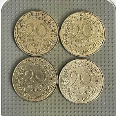 2026年第41场各国散币拍卖（总第191场） - 法国20生丁4枚