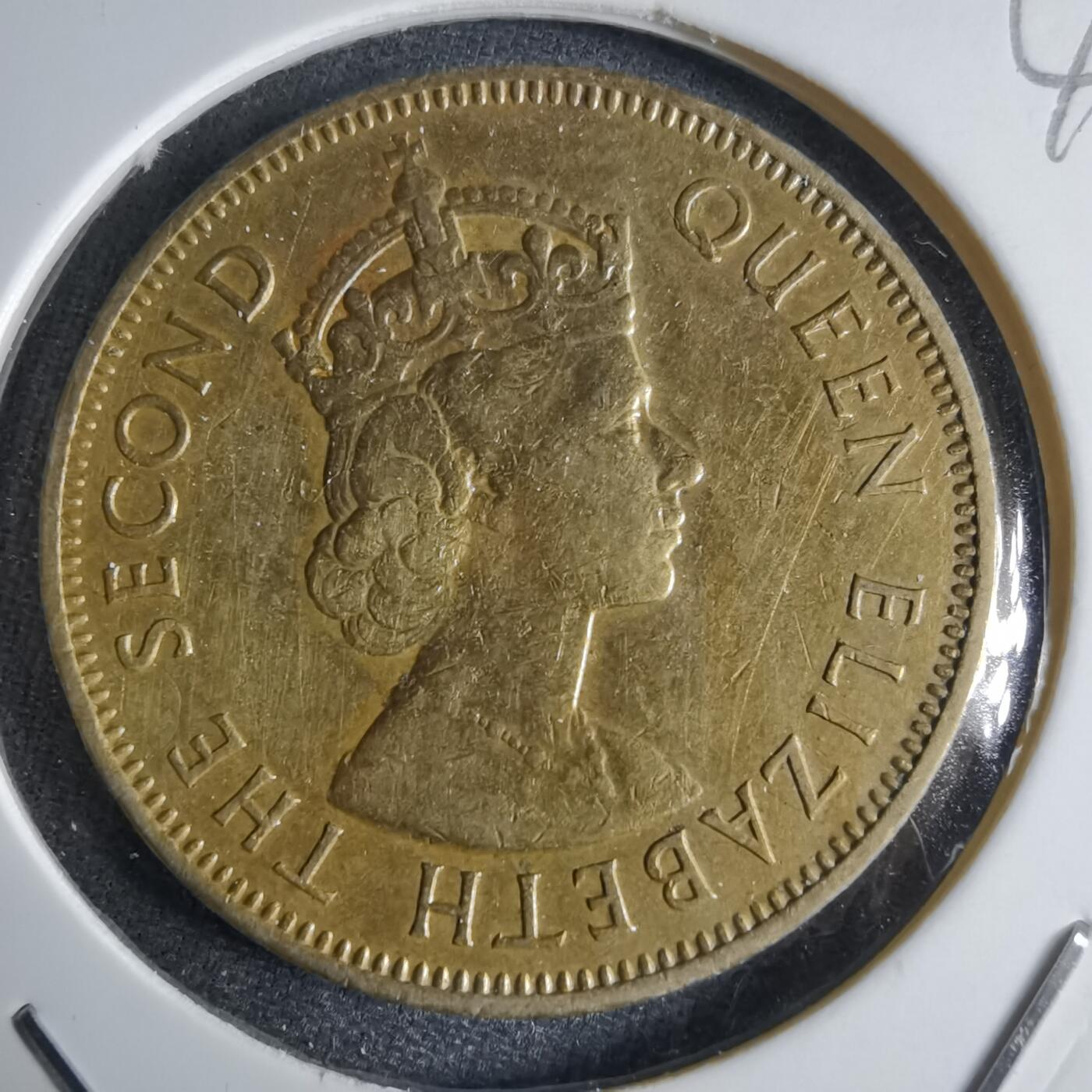 沼泽如烟--第1040场 牙买加1966年1便士