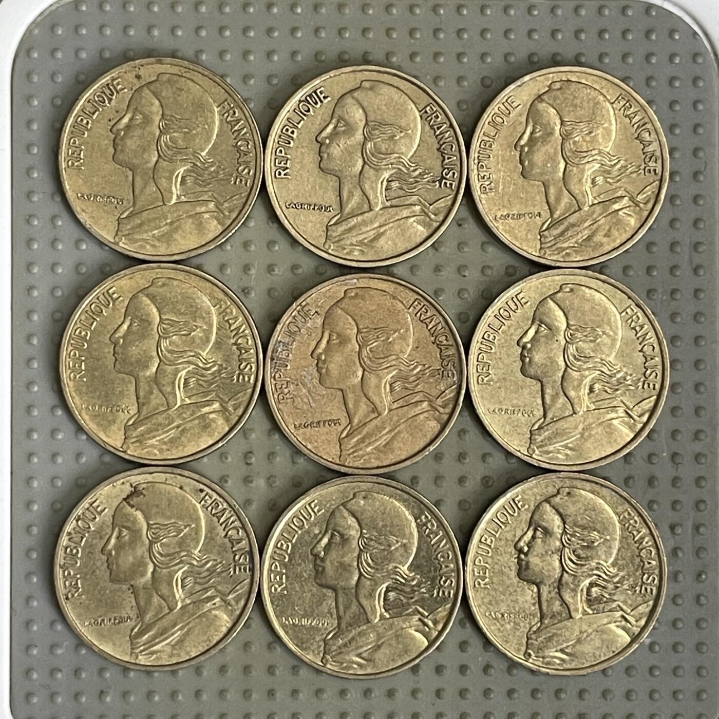 2026年第41场各国散币拍卖（总第191场） 法国5生丁9枚