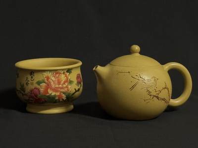 零元拍：原矿紫砂本绿西施+主人杯（200CC左右） - 零元拍：原矿紫砂本绿西施+主人杯（200CC左右）