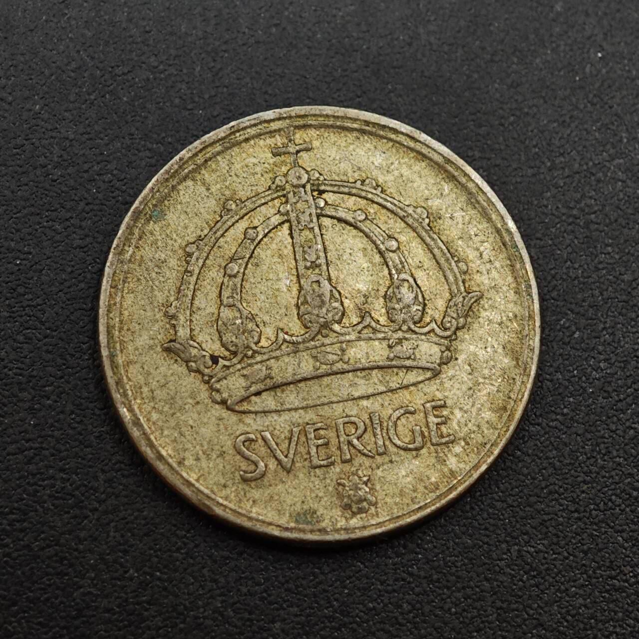 【淘币小摊】实时拍第八百八十五拍   小银币场    每周一统一发货 瑞典1943年25欧尔银币