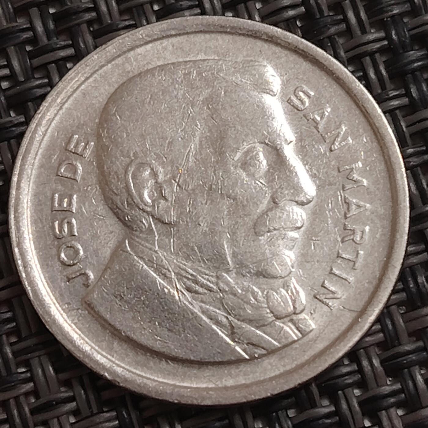 布加迪🐬～世界钱币(上海)🌾第 284 期 /  各国套币和散币 阿根廷🇦🇷 1954年 50分