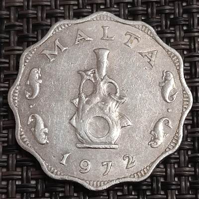 布加迪🐬～世界钱币(上海)🌾第 286 期 /  各国套币和散币 - 马耳他🇲🇹 1972年 5米尔
