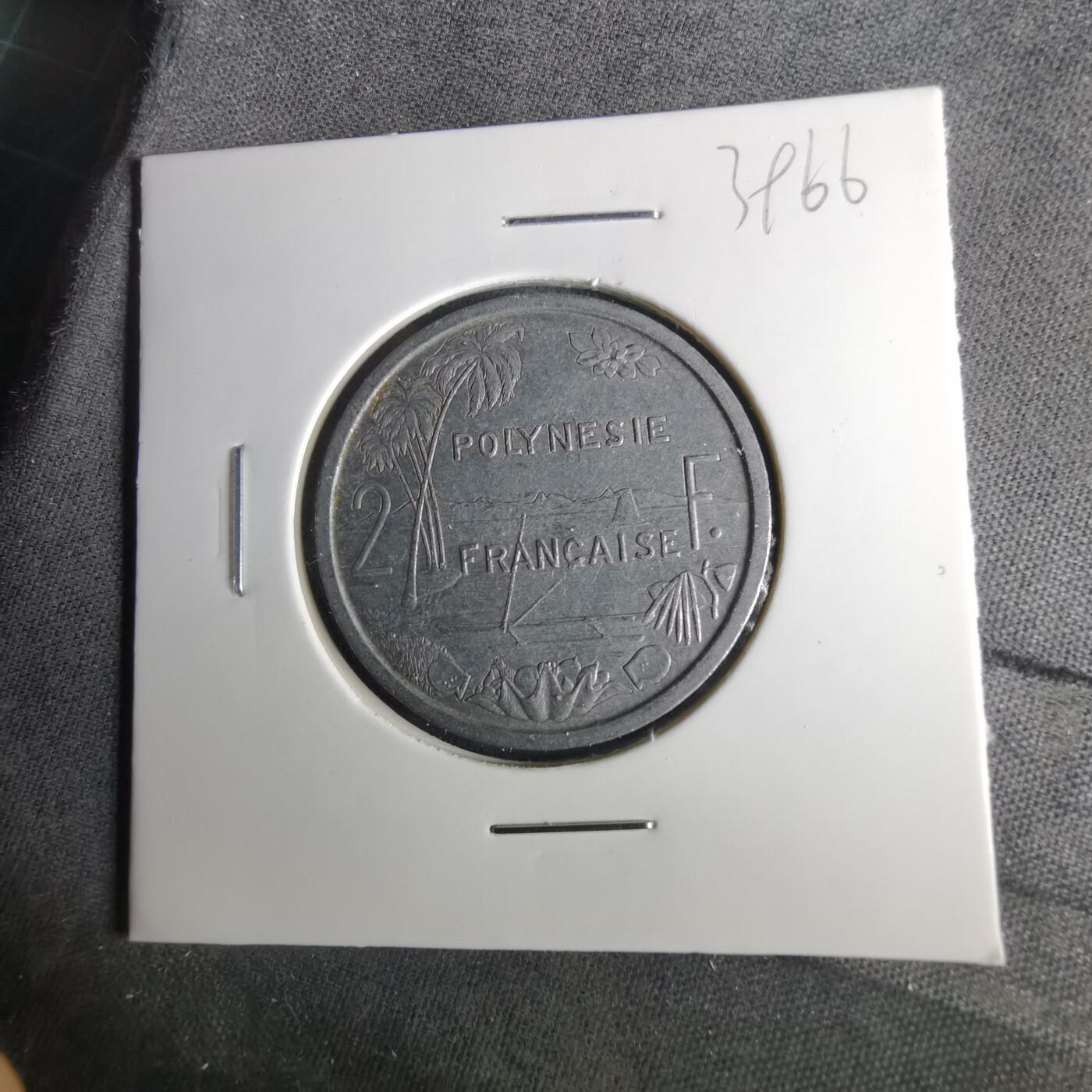 沼泽如烟--第1039场 法属波利尼西亚1965年2法郎