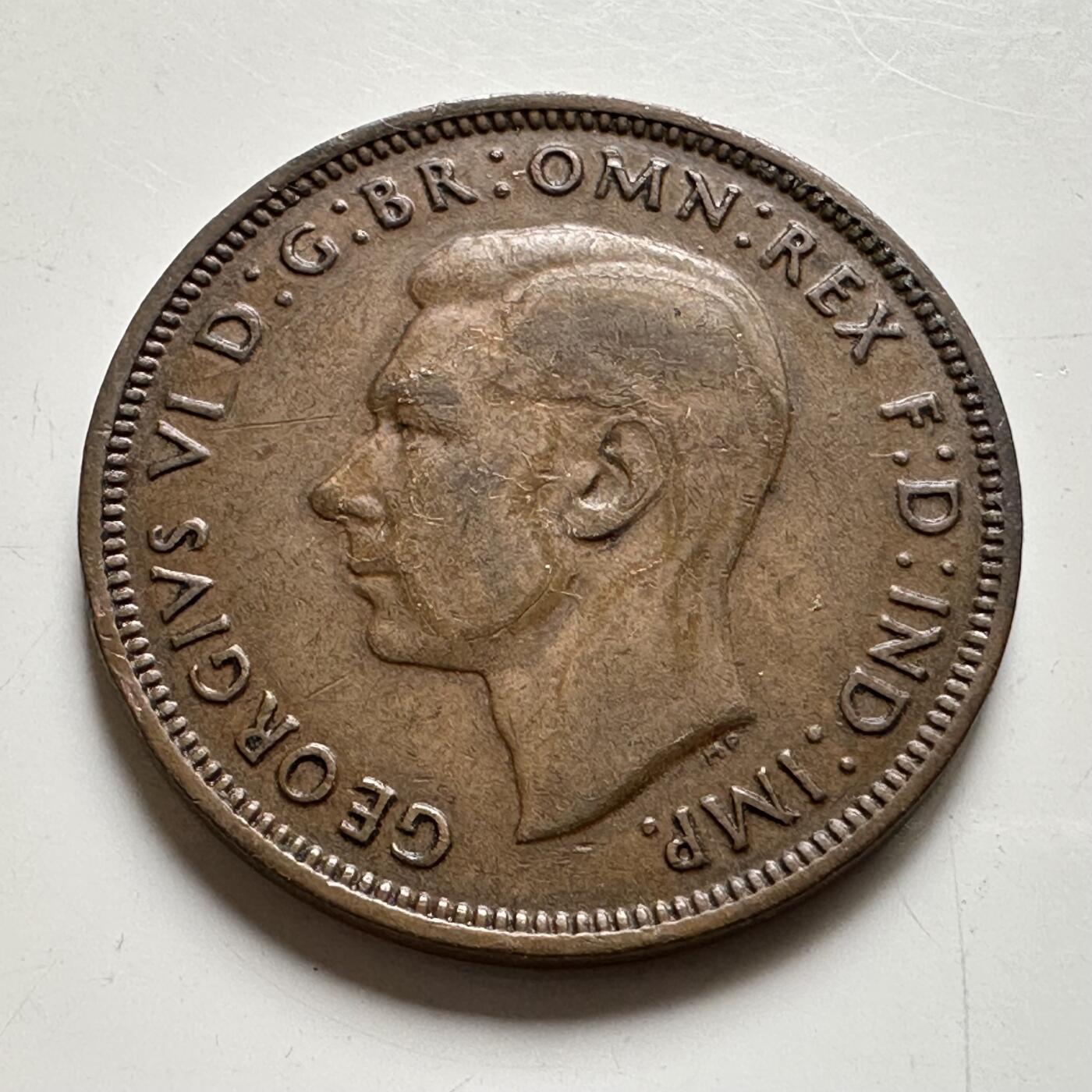 🌹外币初藏🌹🐯2026年第35场   每周二四六晚8️⃣点 接代拍 英国1943年半便士