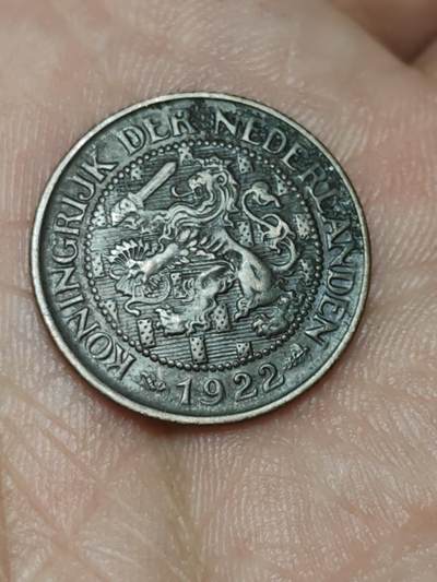 2026年第三十九场(总第二百零八场）外国好品散币场(免佣金) - 荷兰🇳🇱1922年1分(威廉明娜女王第六版，17面小盾，Seahorse –海马标)