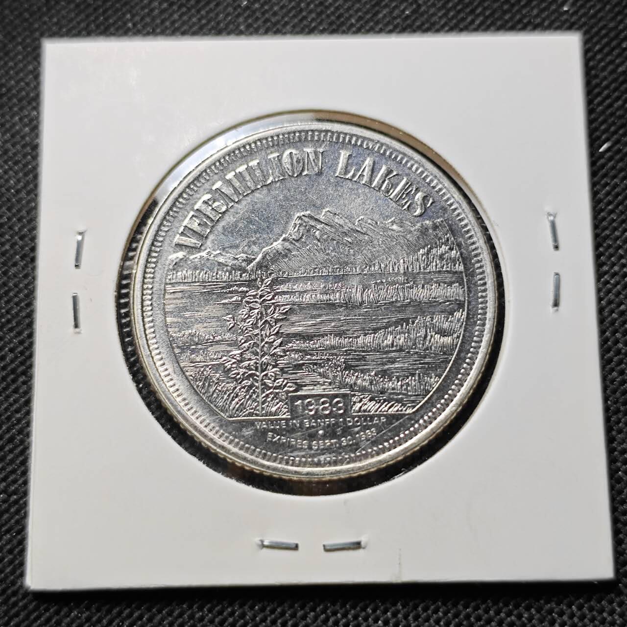 KK钱币收藏小铺  第412期 2月预留时间 周末发货 1983加拿大1元 代币