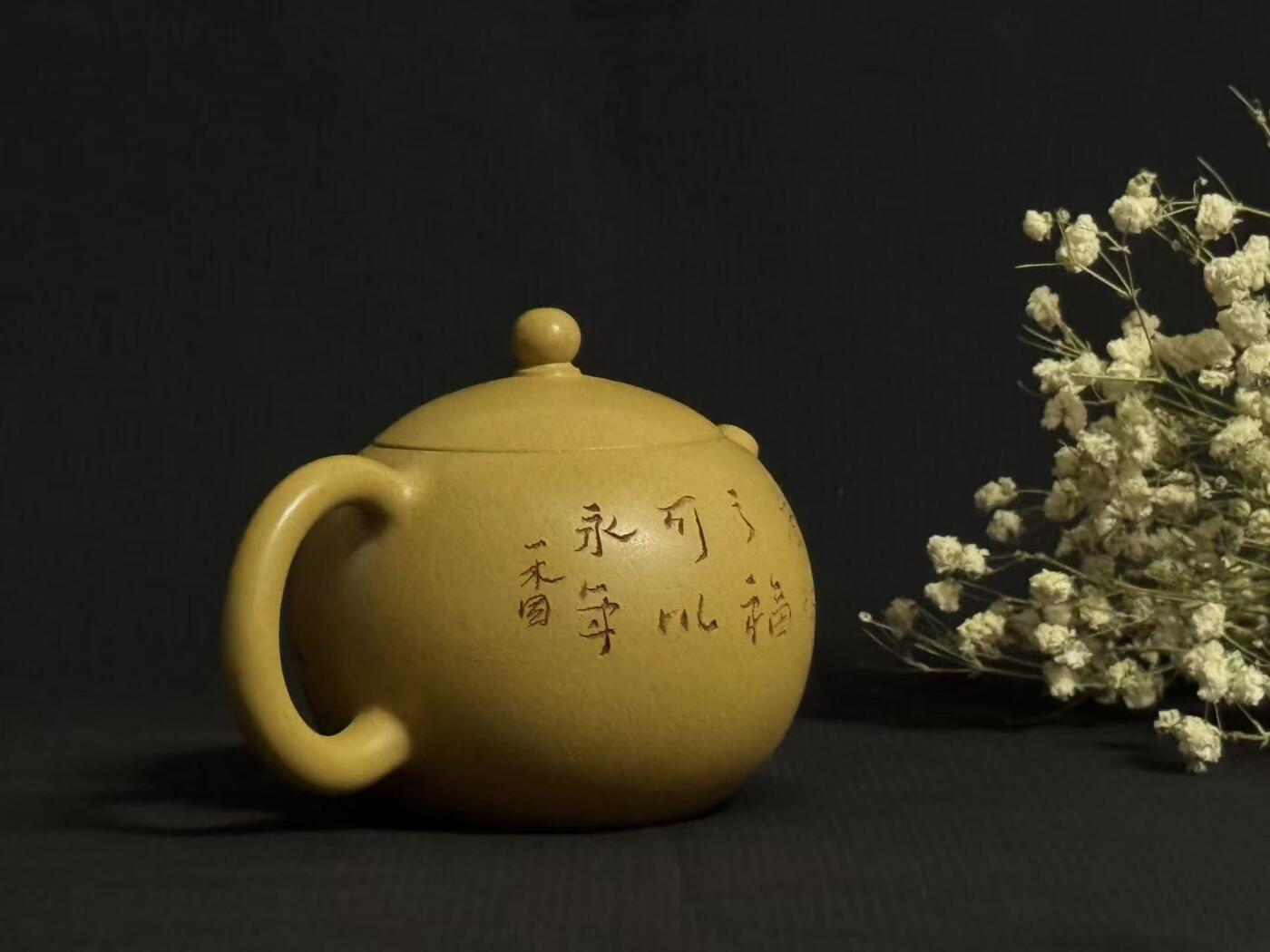 零元拍：原矿紫砂本绿西施+主人杯（200CC左右）