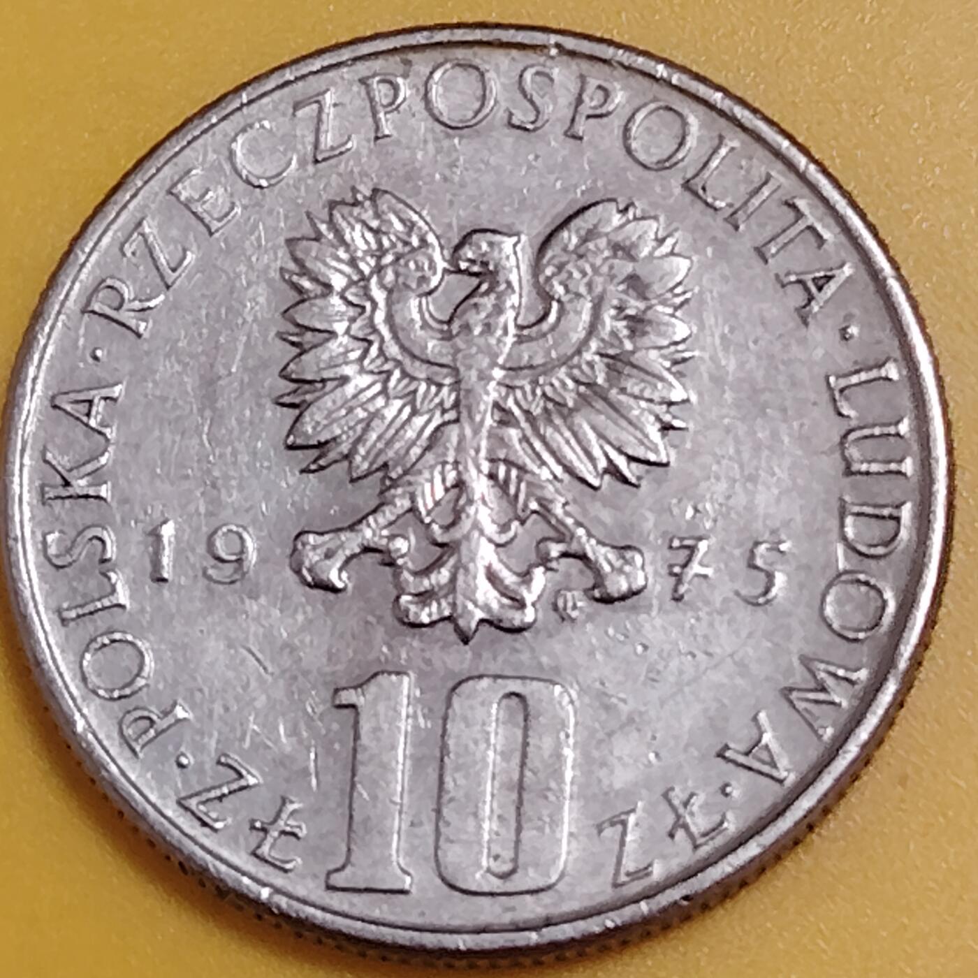 布加迪🐬～世界钱币(上海)🌾第 286 期 /  各国套币和散币 波兰🇵🇱 1975年 10兹罗提