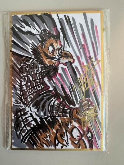 大麦马年第一场 - 罗琛彩绘卡 张飞