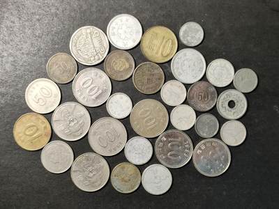 嘉禾收藏    【第502期】            无佣金、可寄存、满30元包邮 - 【包邮】多国硬币一组30枚