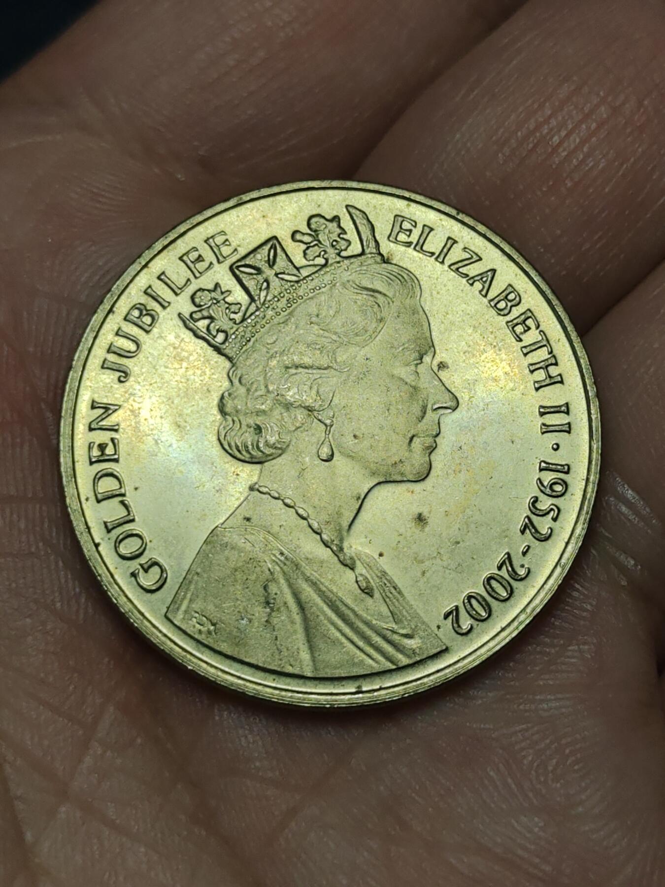 2026年第三十九场(总第二百零八场）外国好品散币场(免佣金) 英国🇬🇧2002年纪念章(伊丽莎白二世登基50周年金禧纪念章)