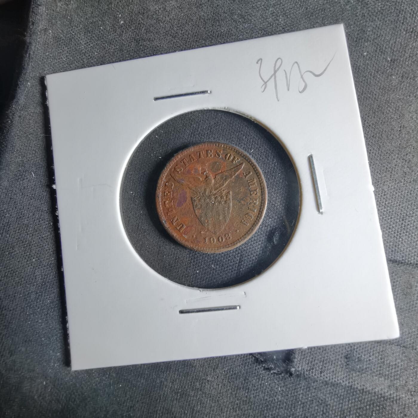 沼泽如烟--第1039场 菲律宾1903年半分