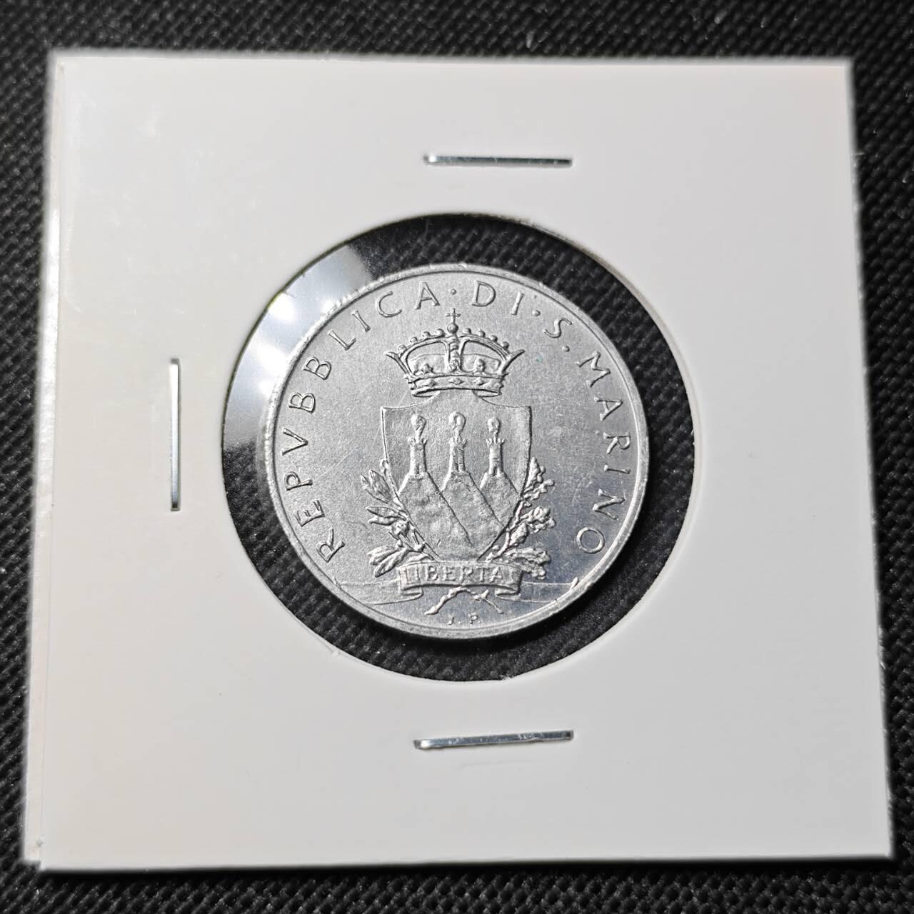 KK钱币收藏小铺  第412期 2月预留时间 周末发货 1979圣马力诺10里拉 少见