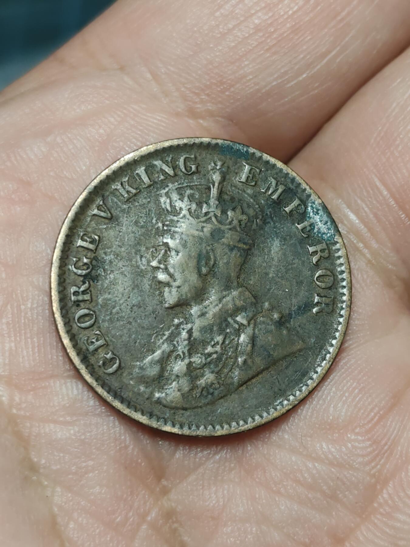 2026年第三十九场(总第二百零八场）外国好品散币场(免佣金) 英属印度1919年1/4安娜(乔治五世时期)