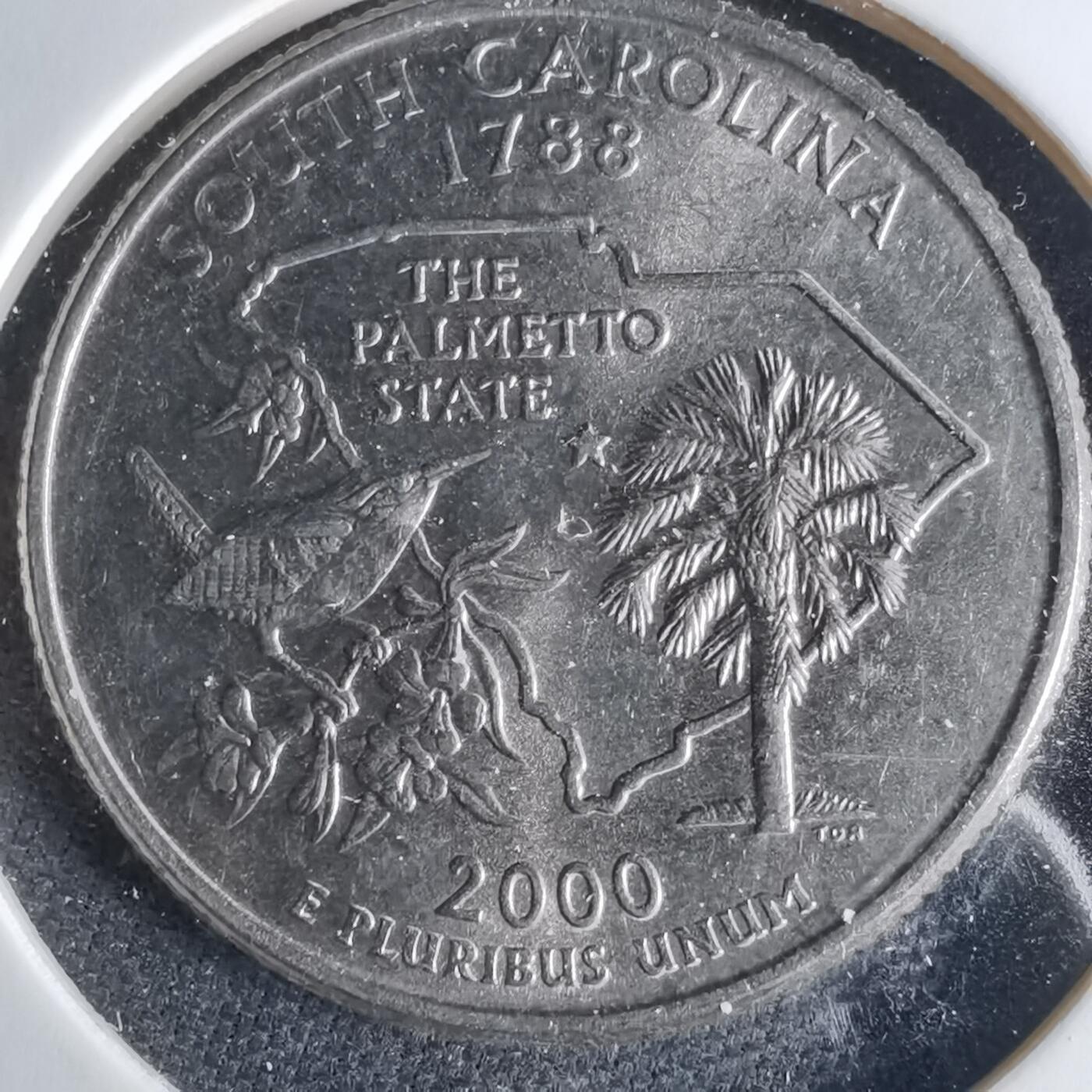 沼泽如烟--第1039场 美国2000年25美分