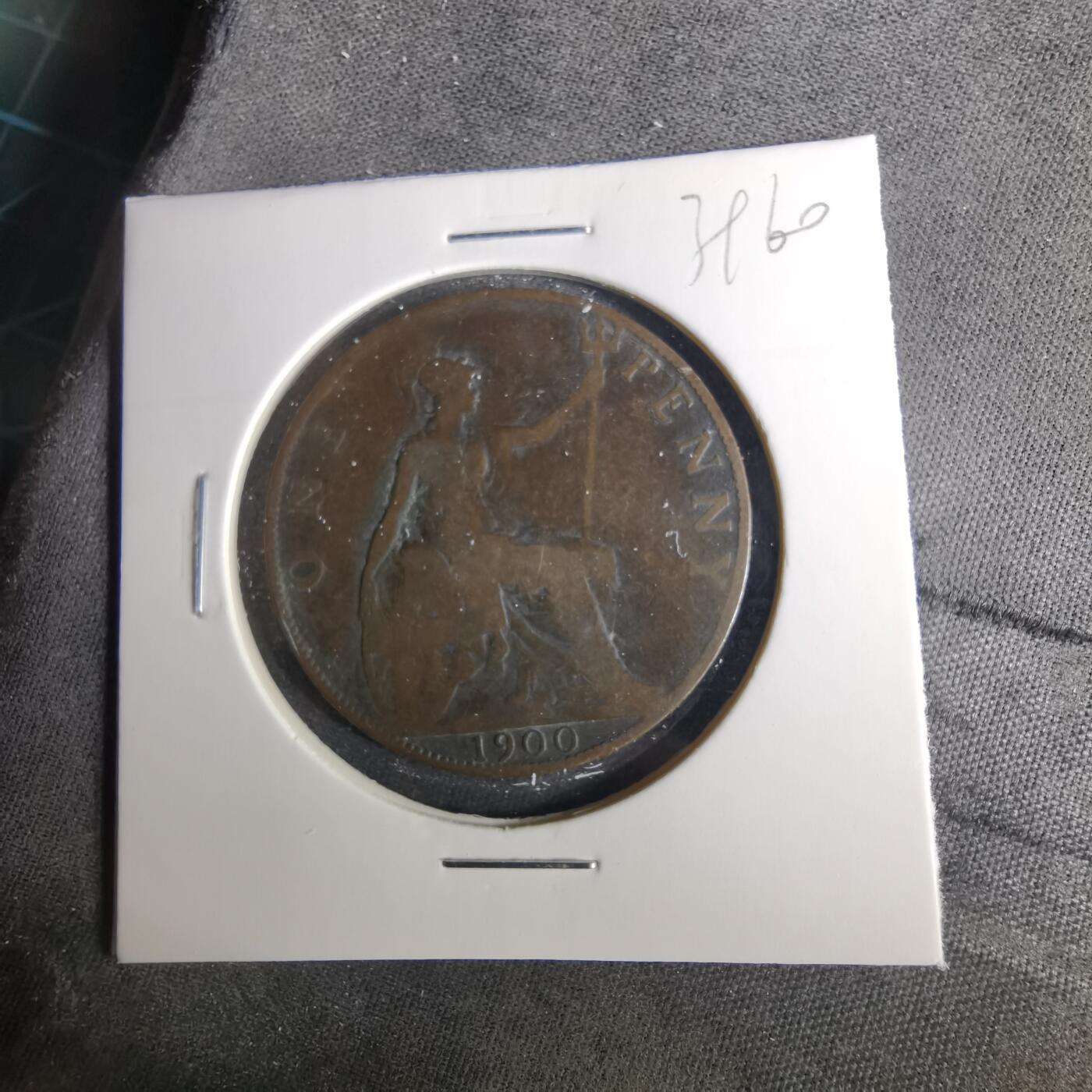 沼泽如烟--第1039场 英国1900年1便士