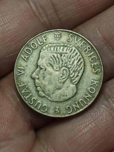 2026年第三十九场(总第二百零八场）外国好品散币场(免佣金) - 瑞典🇸🇪1956年1克朗银币(古斯塔夫六世第一版，前期TS标，400银)