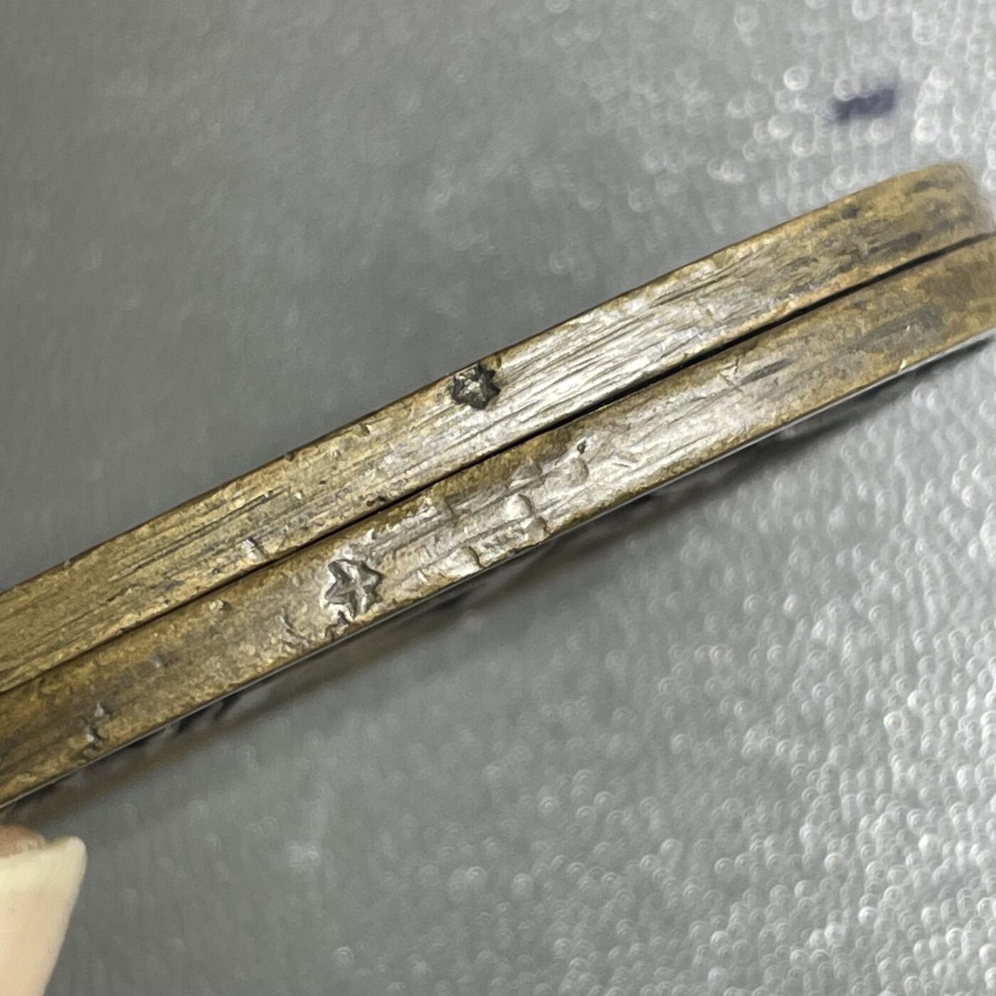 回流0406 美品天宝通宝当百 两枚