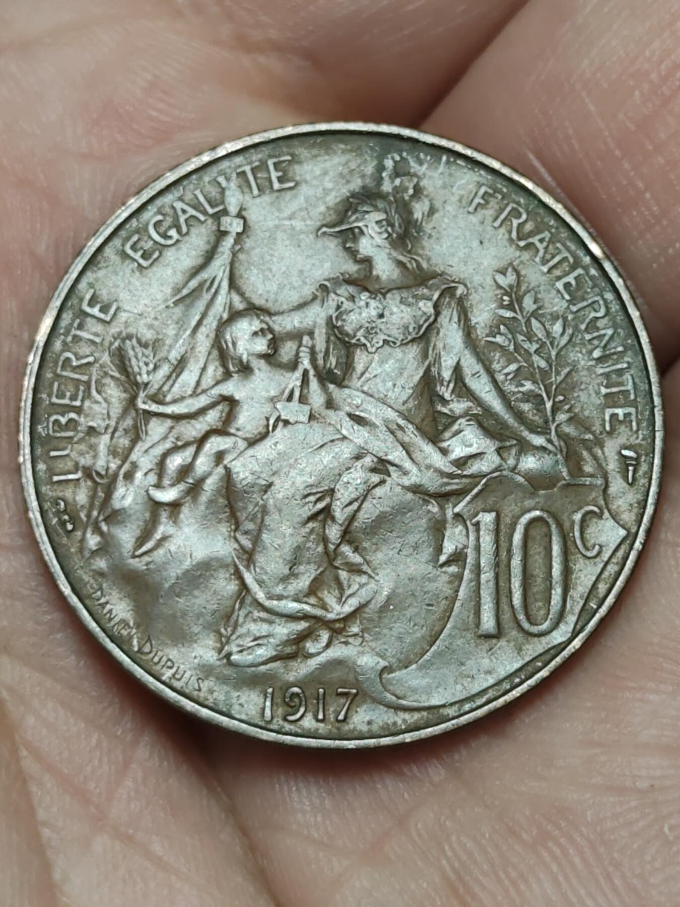 2026年第三十九场(总第二百零八场）外国好品散币场(免佣金) 好品–法兰西第三共和国1917年10生丁(第二版)