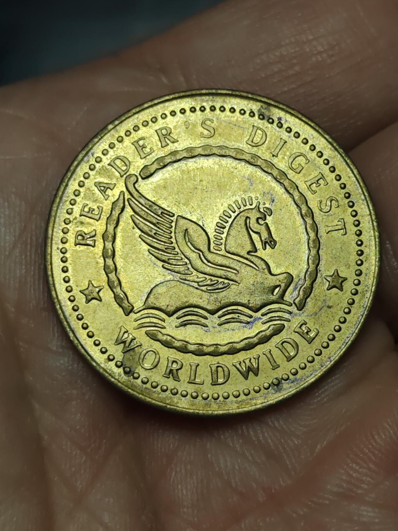 2026年第三十九场(总第二百零八场）外国好品散币场(免佣金) 美国🇺🇸读者文摘飞马图案纪念章