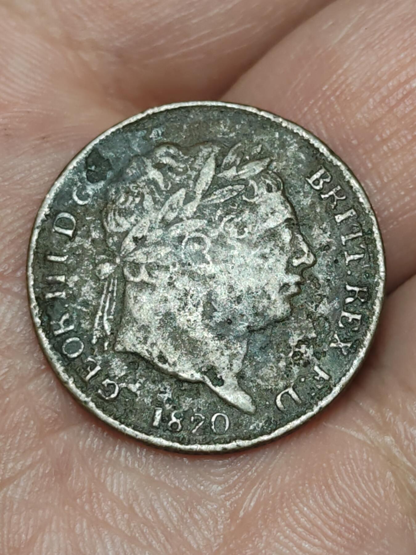 2026年第三十九场(总第二百零八场）外国好品散币场(免佣金) 英国🇬🇧1820年1先令铜代币(乔治三世时期)