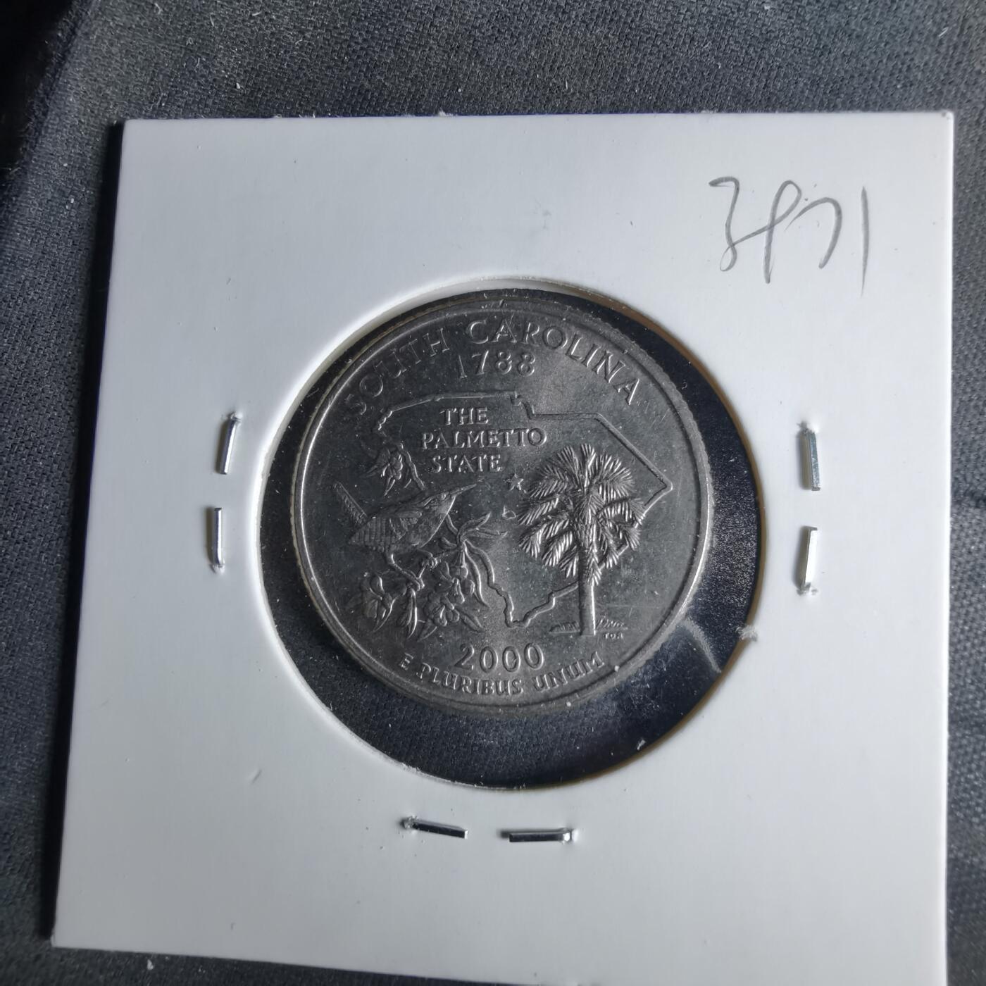 沼泽如烟--第1039场 美国2000年25美分