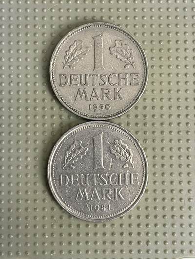 2026年第41场各国散币拍卖（总第191场） - 德国1马克2枚