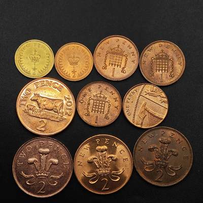 【淘币小摊】实时拍第八百八十六拍   散币场    每周一统一发货 - 英国根西10枚