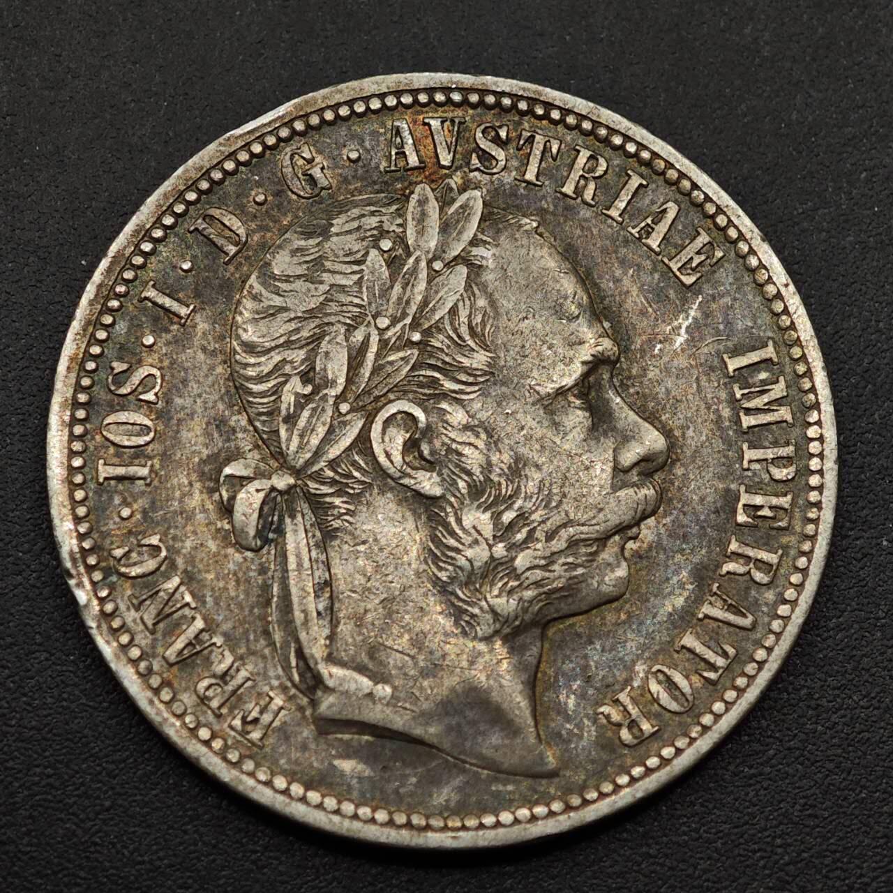 【淘币小摊】实时拍第八百八十五拍   小银币场    每周一统一发货 奥地利1878年1福林银币