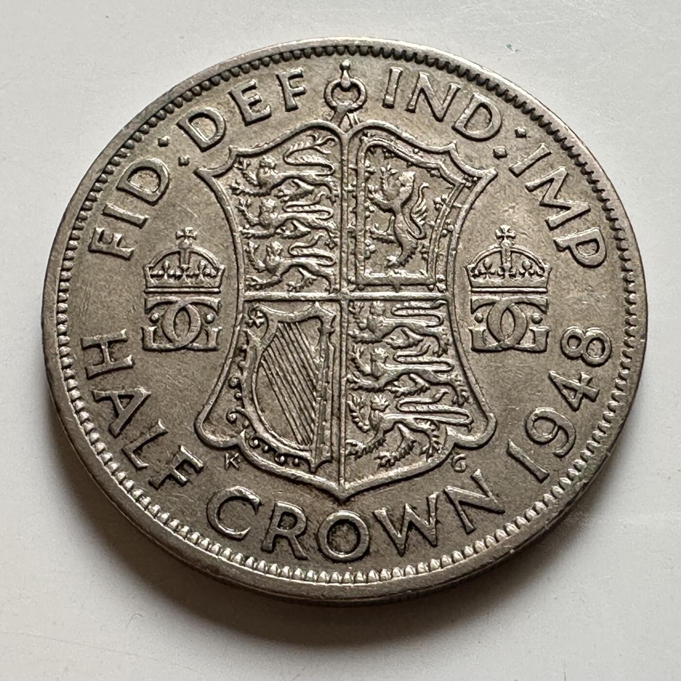 🌹外币初藏🌹🐯2026年第35场   每周二四六晚8️⃣点 接代拍 英国1948年半克郎