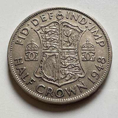 🌹外币初藏🌹🐯2026年第35场   每周二四六晚8️⃣点 接代拍 - 英国1948年半克郎