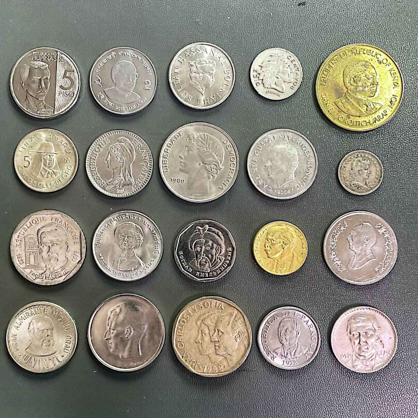 回流0406 20国硬币上的人物专题