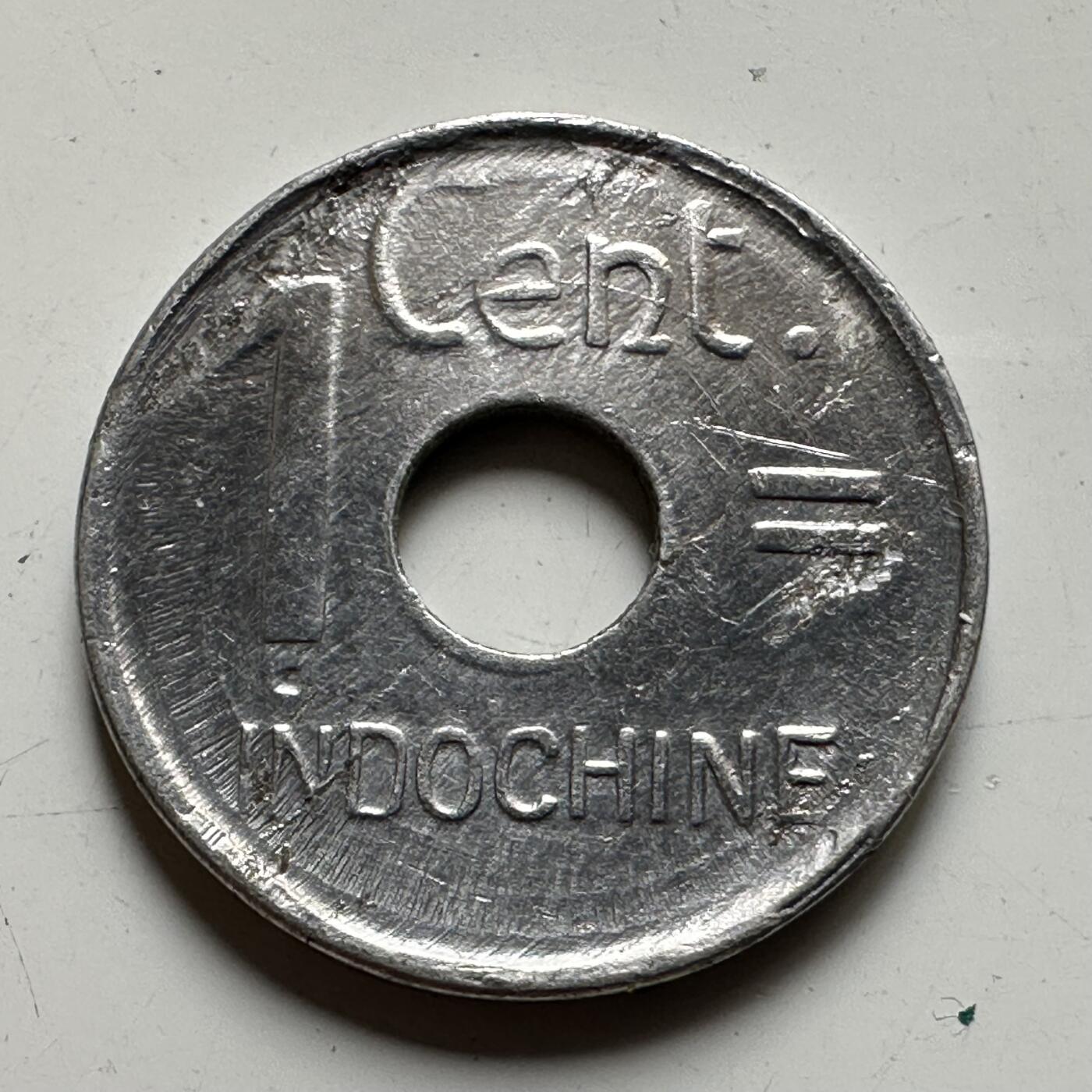 🌹外币初藏🌹🐯2026年第35场   每周二四六晚8️⃣点 接代拍 法属印度支那1943年1分