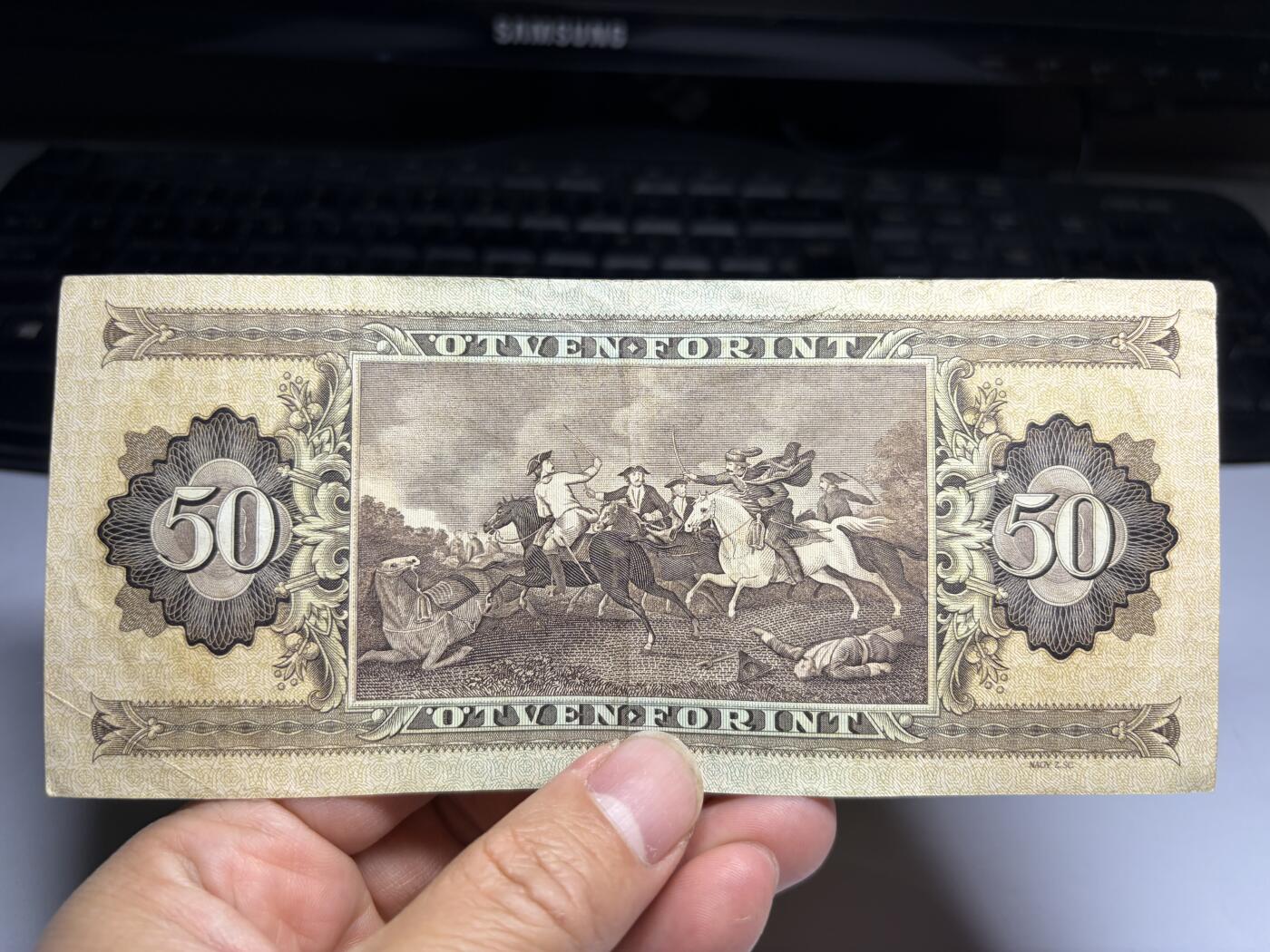 2026年集古藏今外币拍卖第三期-第10场—（总第320拍-纸币专场），本期拍完结算一次，发货时间2-3天，休息几天后继续新的一期拍卖。 1975年匈牙利50福林