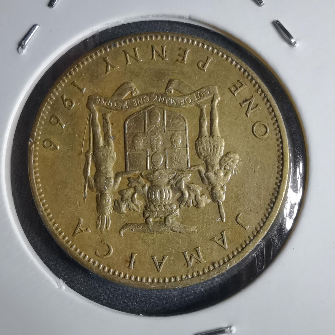 沼泽如烟--第1040场 牙买加1966年1便士