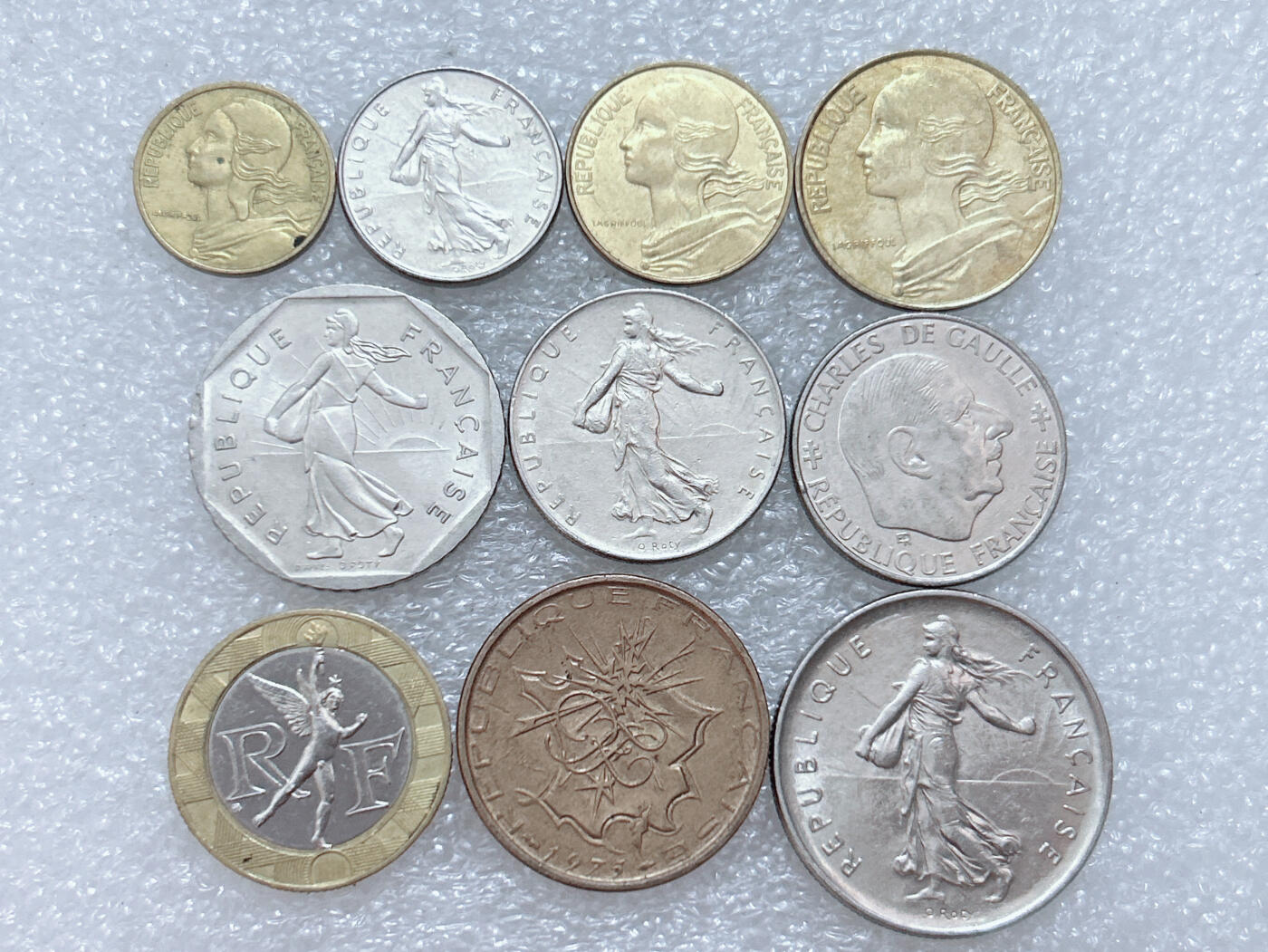 第一海外回流一元起拍收藏 散集专场  第310期 法国硬币 10枚