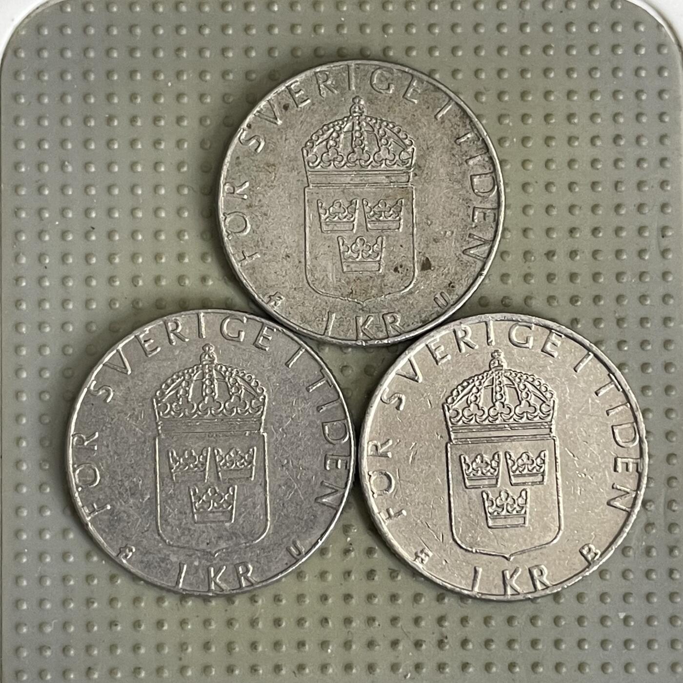 2026年第41场各国散币拍卖（总第191场） 瑞典1克朗3枚