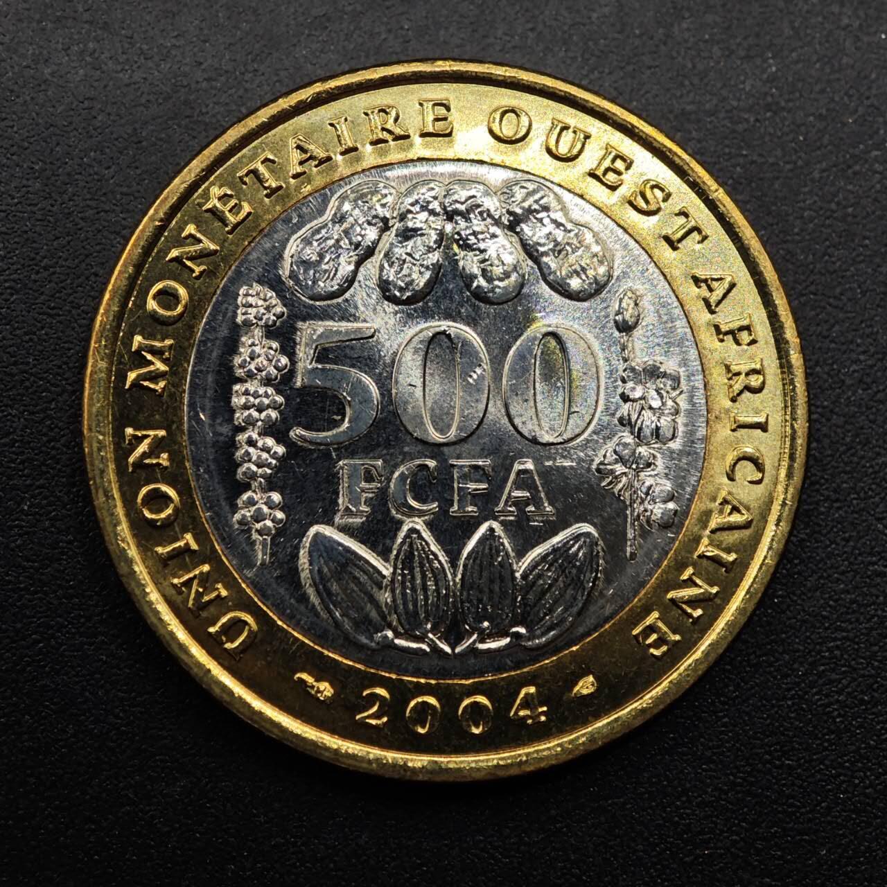 【淘币小摊】实时拍第八百八十六拍   散币场    每周一统一发货 西非2004年500法郎