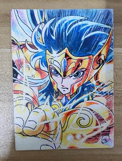 2026第一场 - 手绘卡 圣斗士星矢 画师：不知道