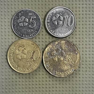 2026年第40场各国散币拍卖（总第190场） - 马来西亚新版4枚